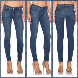 New! L’Agence Chantal low rise skinny blue jeans 20575